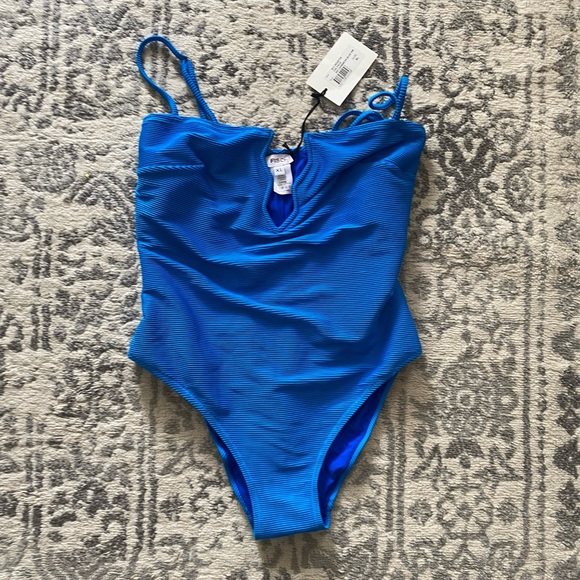 FISCH NWT Regatta Swimsuit in Caribbean Blue size XL - Picture 4 of 7
